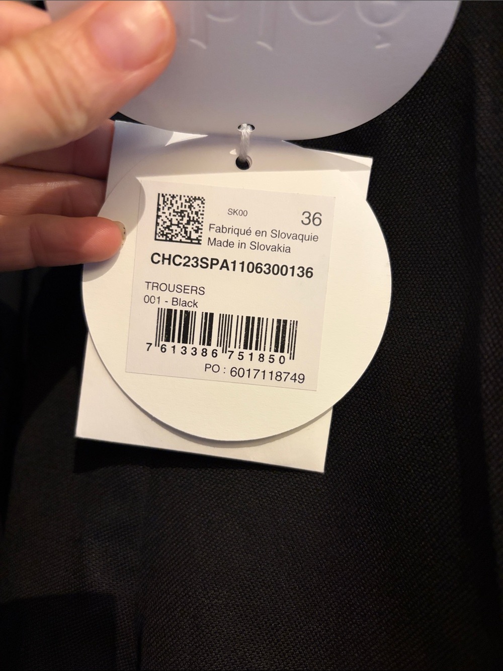 NWT Chloe cropped wool/linen trousers - Picture 10 of 10
